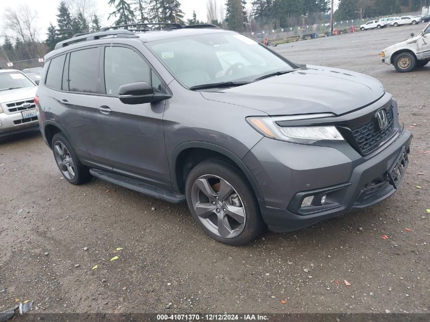 2021 Honda Passport Awd Touring VIN: 5FNYF8H96MB040691 Lot: 41071370