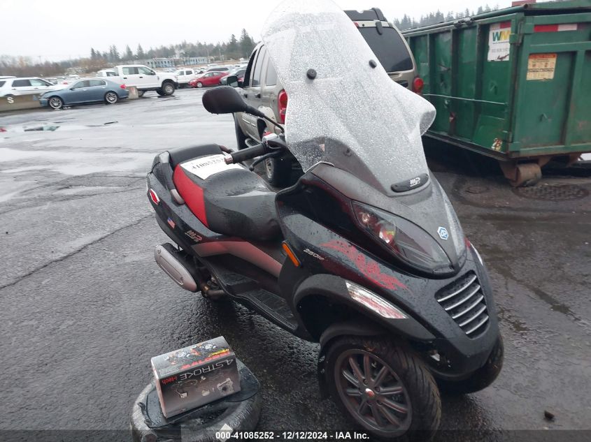 2009 Piaggio Mp3 250 VIN: ZAPM479MX95003734 Lot: 41085252