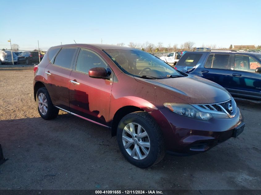 2013 Nissan Murano S VIN: JN8AZ1MW2DW315940 Lot: 41091655