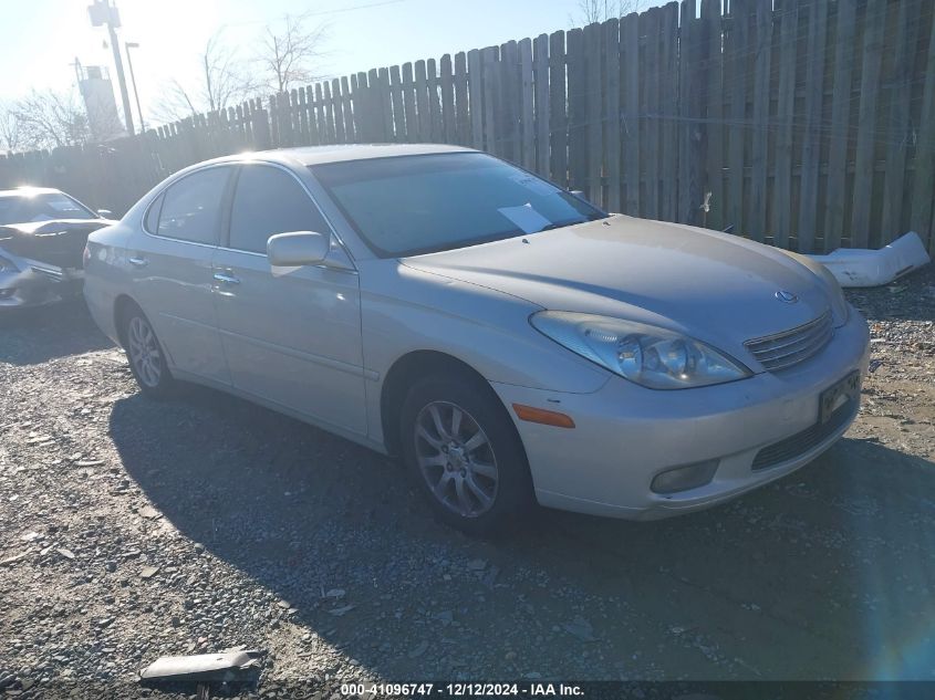 2003 Lexus Es 300 VIN: JTHBF30G430141517 Lot: 41096747