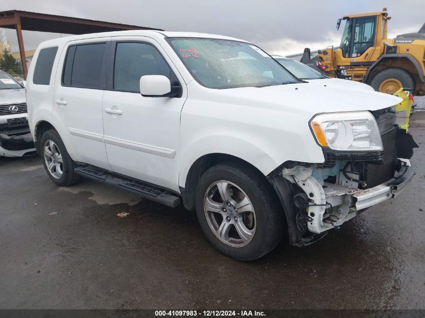 2014 Honda Pilot Ex-L VIN: 5FNYF3H51EB015246 Lot: 41097983