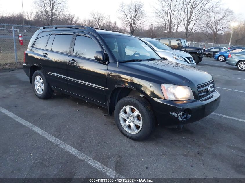 2003 Toyota Highlander V6 VIN: JTEHF21A330100176 Lot: 41099566