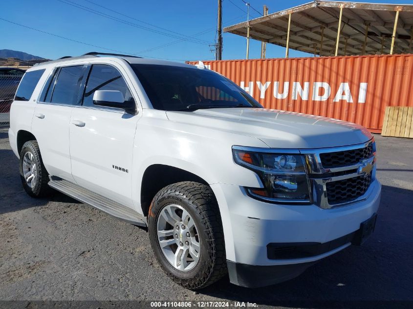 2016 Chevrolet Tahoe Ls VIN: 1GNSCAECXGR110916 Lot: 41104806