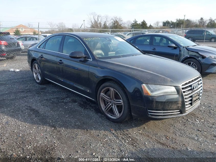 2013 Audi A8 4.0T VIN: WAUA2AFD9DN030358 Lot: 41112253