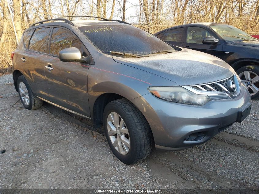 2013 Nissan Murano Sv VIN: JN8AZ1MW3DW318295 Lot: 41114774