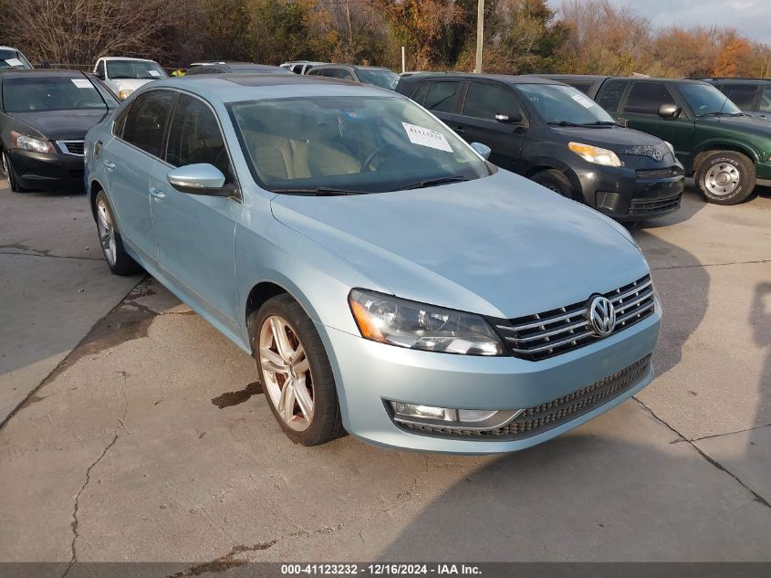 2012 Volkswagen Passat 2.0L Tdi Sel Premium VIN: 1VWCN7A31CC099363 Lot: 41123232