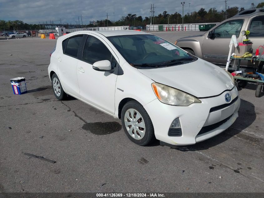 2013 Toyota Prius C Two VIN: JTDKDTB37D1555209 Lot: 41126369