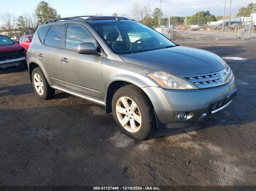 2006 Nissan Murano Sl VIN: JN8AZ08W96W537902 Lot: 41127448