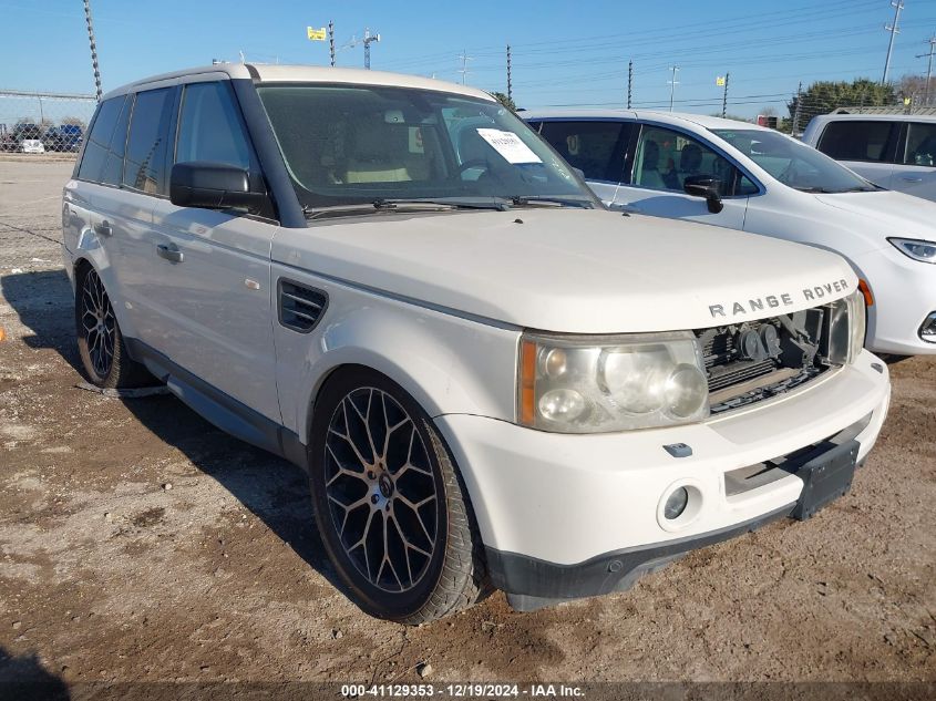 2009 Land Rover Range Rover Sport Hse VIN: SALSK254X9A208719 Lot: 41129353