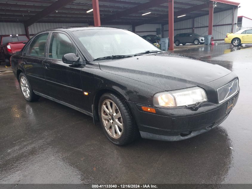 2002 Volvo S80 2.9 VIN: YV1TS92D621261961 Lot: 41133040