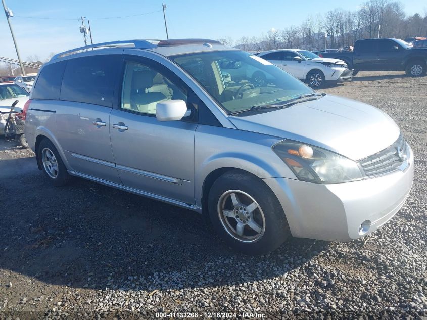 2007 Nissan Quest 3.5 Se VIN: 5N1BV28U67N136719 Lot: 41133268