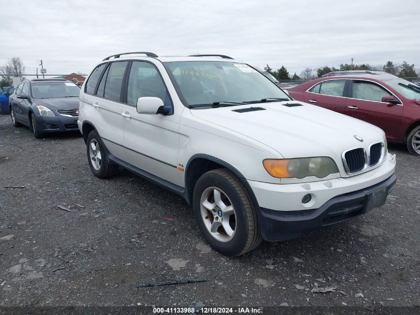 2003 BMW X5 3.0I VIN: 5UXFA53523LV90621 Lot: 41133988