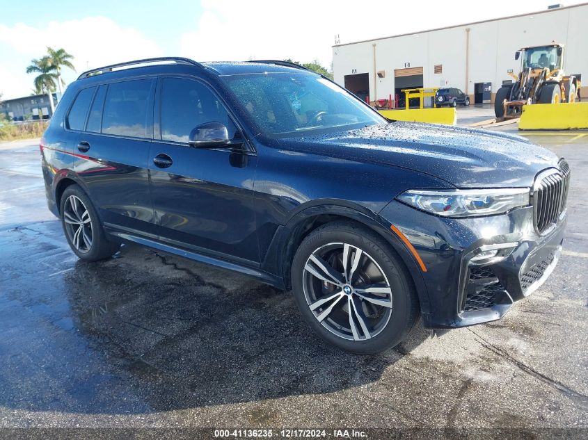 2021 BMW X7 M50I VIN: 5UXCX6C06M9H34992 Lot: 41136235