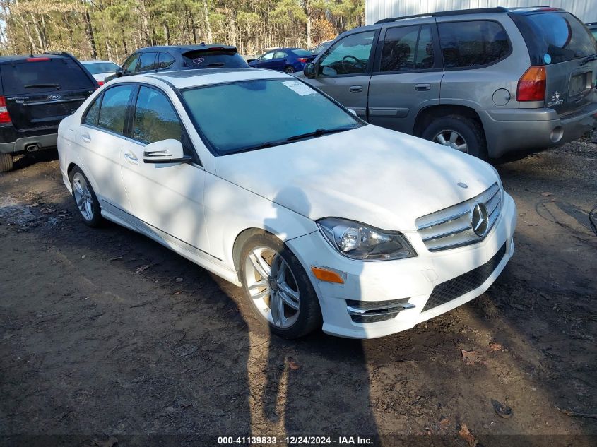 2013 Mercedes-Benz C 250 Luxury/Sport VIN: WDDGF4HB2DR290520 Lot: 41139833