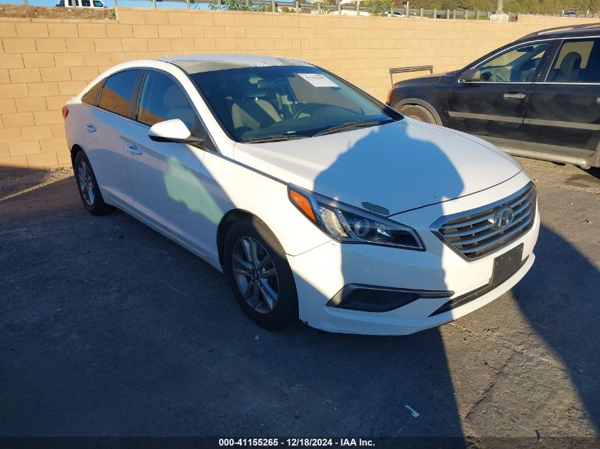 2016 Hyundai Sonata Se VIN: 5NPE24AF5GH387586 Lot: 41155265