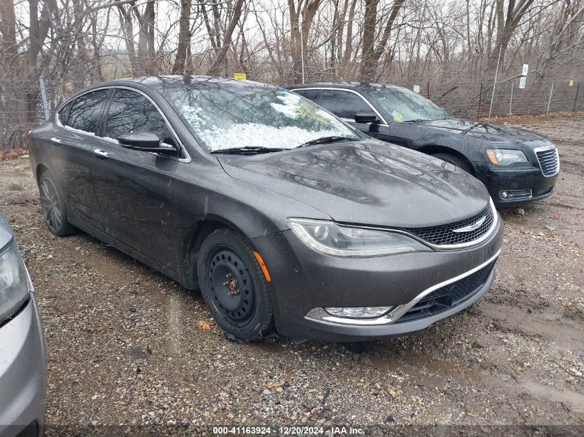 2015 Chrysler 200 C VIN: 1C3CCCCG9FN620649 Lot: 41163924