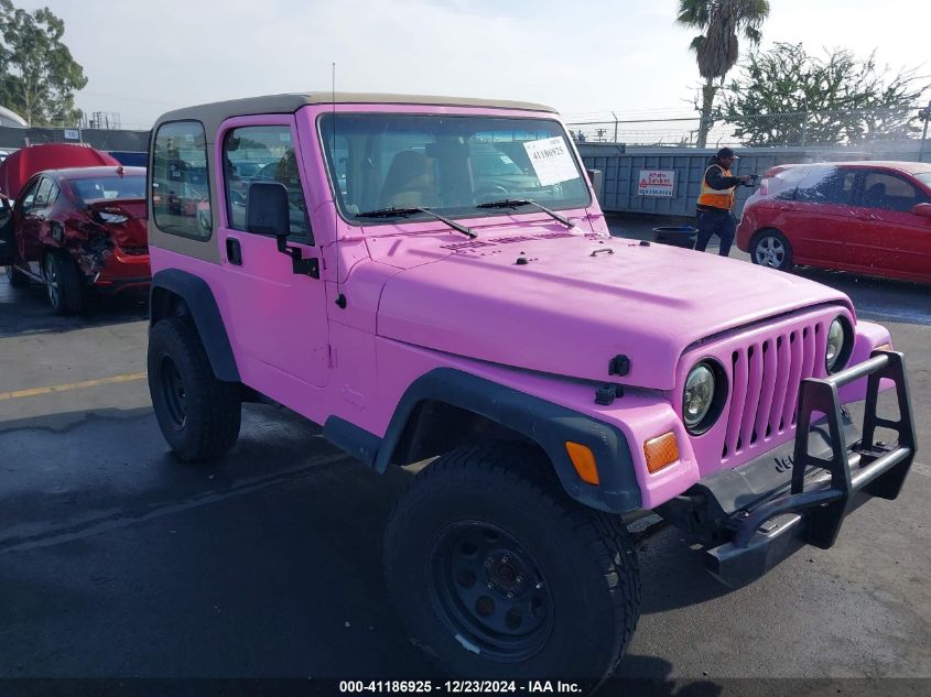 1997 Jeep Wrangler Se VIN: 1J4FY29P6VP413502 Lot: 41186925