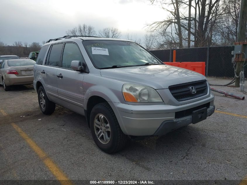 2004 Honda Pilot Ex VIN: 2HKYF18454H574861 Lot: 41189980