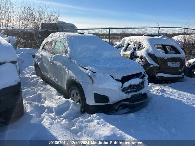 2015 Chevrolet Trax Lt VIN: 3GNCJSSB0FL136605 Lot: 20186301