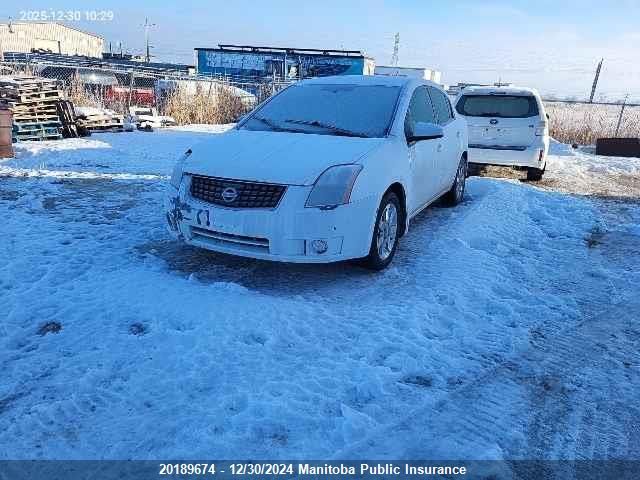 2007 Nissan Sentra 2.0 VIN: 3N1AB61E77L687831 Lot: 20189674