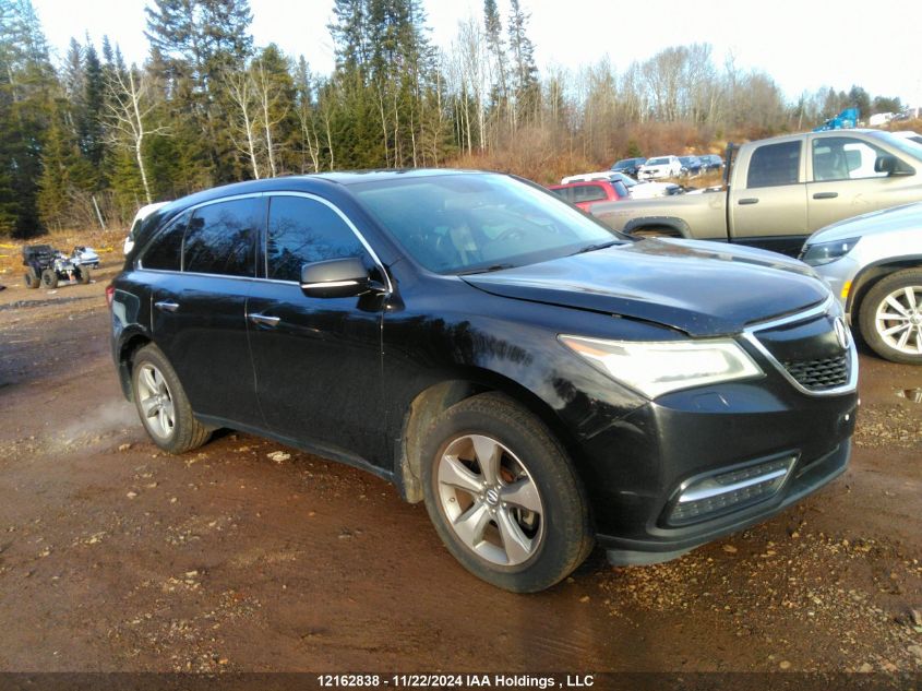 2015 Acura Mdx VIN: 5FRYD4H23FB503325 Lot: 12162838