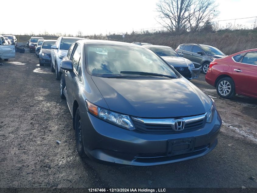 2012 Honda Civic Sdn VIN: 2HGFB2F43CH104509 Lot: 12167466