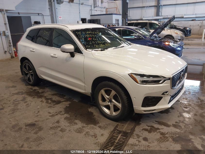 2019 Volvo Xc60 T6 R-Design VIN: YV4A22RMXK1252817 Lot: 12178935