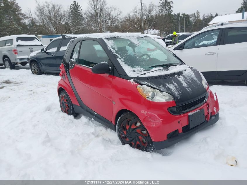 2010 Smart Fortwo VIN: WMEEJ3BA7AK402888 Lot: 12191177