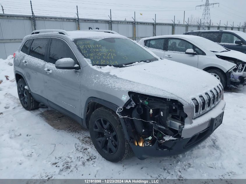 2016 Jeep Cherokee North VIN: 1C4PJMCS6GW223716 Lot: 12191898