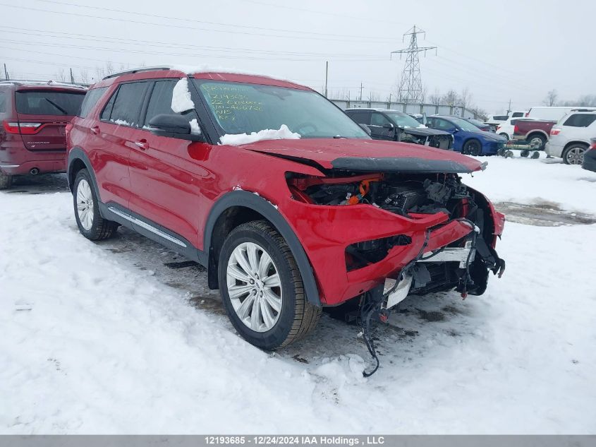 2022 Ford Explorer Limited VIN: 1FM5K8FW3NNA00736 Lot: 12193685