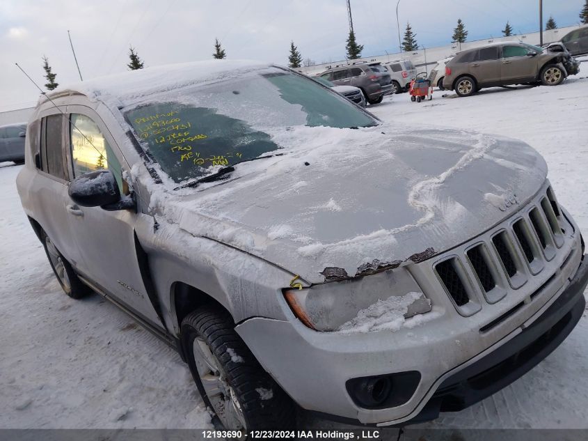 2012 Jeep Compass VIN: 1C4NJCAB3CD500431 Lot: 12193690